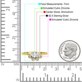 Marquise Art Deco Bridal Wedding Engagement Ring Simulated Cubic Zirconia 925 Sterling Silver