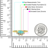 Marquise Art Deco Bridal Wedding Engagement Ring Simulated Cubic Zirconia 925 Sterling Silver