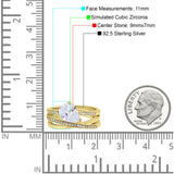Weave Teardrop Pear Twist Infinity Shank Art Deco Wedding Bridal Piece Ring Simulated Cubic Zirconia 925 Sterling Silver
