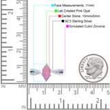 Marquise Art Deco Infinity Wedding Engagement Ring Simulated Cubic Zirconia 925 Sterling Silver