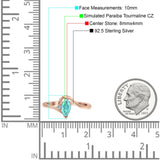 Marquise Art Deco Wave Wedding Engagement Ring Simulated Cubic Zirconia 925 Sterling Silver