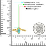 Marquise Art Deco Wave Wedding Engagement Ring Simulated Cubic Zirconia 925 Sterling Silver