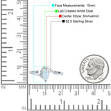 Marquise Art Deco Wave Wedding Engagement Ring Simulated Cubic Zirconia 925 Sterling Silver