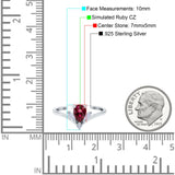 Art Deco Engagement Ring Marquise Simulated Cubic Zirconia 925 Sterling Silver