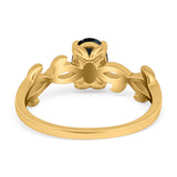 Oval Solitaire Art Deco Wedding Ring Simulated Cubic Zirconia 925 Sterling Silver