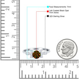 Vintage Style Round Simulated Cubic Zirconia Wedding Ring 925 Sterling Silver