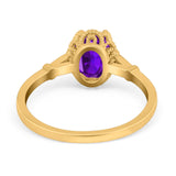 Vintage Style Wedding Ring Round Simulated Cubic Zirconia 925 Sterling Silver