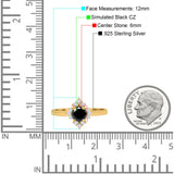 Art Deco Halo Engagement Ring Round Simulated Cubic Zirconia 925 Sterling Silver