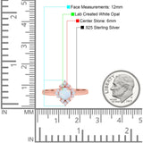 Art Deco Halo Engagement Ring Round Simulated Cubic Zirconia 925 Sterling Silver