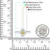Art Deco Halo Engagement Ring Round Simulated Cubic Zirconia 925 Sterling Silver