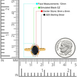 Halo Style Oval Engagement Ring Simulated Cubic Zirconia 925 Sterling Silver