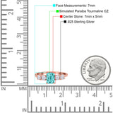 Emerald Cut Wedding Engagement Ring Simulated Cubic Zirconia 925 Sterling Silver