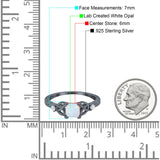 Cushion Celtic Art Deco Engagement Ring Simulated Cubic Zirconia 925 Sterling Silver