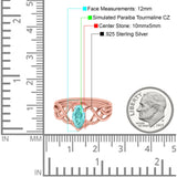 Art Deco Crisscross Wedding Ring Marquise Simulated Cubic Zirconia 925 Sterling Silver