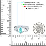 Art Deco Crisscross Wedding Ring Marquise Simulated Cubic Zirconia 925 Sterling Silver