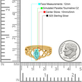 Art Deco Crisscross Wedding Ring Marquise Simulated Cubic Zirconia 925 Sterling Silver