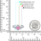 Heart Celtic Wedding Promise Ring Simulated Cubic Zirconia 925 Sterling Silver