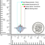 Oval Cut Halo Vintage Wedding Ring Simulated Cubic Zirconia 925 Sterling Silver