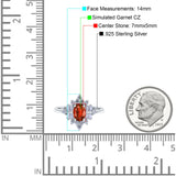 Oval Cut Halo Vintage Wedding Ring Simulated Cubic Zirconia 925 Sterling Silver