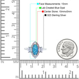 Marquise Vintage Wedding Ring Simulated Cubic Zirconia 925 Sterling Silver