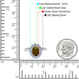 Vintage Floral Engagement Ring Oval Simulated Cubic Zirconia 925 Sterling Silver