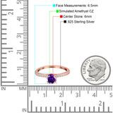 Art Deco Wedding Engagement Ring Simulated Cubic Zirconia Accent Vintage Bridal Ring Round 925 Sterling Silver
