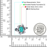 Oval Vintage Art Deco Engagement Ring Simulated Cubic Zirconia 925 Sterling Silver