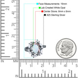 Oval Vintage Art Deco Engagement Ring Simulated Cubic Zirconia 925 Sterling Silver