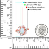 Oval Vintage Art Deco Engagement Ring Simulated Cubic Zirconia 925 Sterling Silver