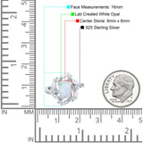 Oval Vintage Art Deco Engagement Ring Simulated Cubic Zirconia 925 Sterling Silver