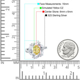 Oval Vintage Art Deco Engagement Ring Simulated Cubic Zirconia 925 Sterling Silver