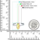 Infinity Twist Marquise Wedding Ring Simulated Cubic Zirconia 925 Sterling Silver