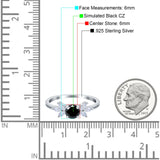 Marquise Wedding Ring Simulated Cubic Zirconia 925 Sterling Silver