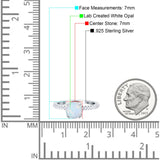 Art Deco Wedding Engagement Bridal Ring Half Eternity Round Simulated Cubic Zirconia 925 Sterling Silver