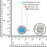 Halo Vintage Style Art Deco Solitaire Accent Cushion Wedding Engagement Ring Round Simulated Cubic Zirconia 925 Sterling Silver