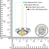 Art Deco Oval Engagement Ring Black Simulated Cubic Zirconia 925 Sterling Silver