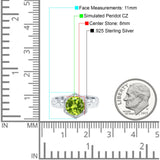 Art Deco Engagement Bridal Ring Hexagon Round Simulated Cubic Zirconia 925 Sterling Silver