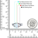 Split Shank Halo Oval Wedding Engagement Ring Black Round Simulated Cubic Zirconia 925 Sterling Silver