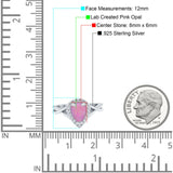 Teardrop Pear Twist Infinity Shank Wedding Ring Simulated Cubic Zirconia 925 Sterling Silver