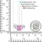 Two Piece Art Deco Emerald Cut Wedding Engagement Ring Marquise Simulated Cubic Zirconia 925 Sterling Silver