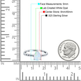 Teardrop Art Deco Pear Wedding Engagement Ring Round Simulated Cubic Zirconia 925 Sterling Silver