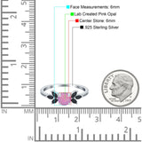 Art Deco Engagement Ring Simulated Black Round Simulated Cubic Zirconia 925 Sterling Silver