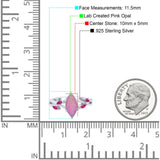 Infinity Twist Marquise Wedding Ring Simulated Cubic Zirconia & Ruby 925 Sterling Silver