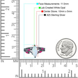 Infinity Twist Marquise Wedding Ring Simulated Cubic Zirconia & Ruby 925 Sterling Silver