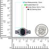 Infinity Twisted Shank Art Deco Halo Oval Wedding Engagement Ring Round Simulated Cubic Zirconia 925 Sterling Silver