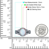 Infinity Twisted Shank Art Deco Halo Oval Wedding Engagement Ring Round Simulated Cubic Zirconia 925 Sterling Silver