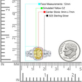 Infinity Twisted Shank Art Deco Halo Oval Wedding Engagement Ring Round Simulated Cubic Zirconia 925 Sterling Silver