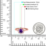 Halo Floral Style Art Deco Round Wedding Engagement Ring Simulated Cubic Zirconia 925 Sterling Silver