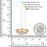 Vintage Style Art Deco Cushion and Marquise Wedding Engagement Ring Simulated Cubic Zirconia 925 Sterling Silver