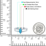 Double Rope Twisted Style Art Deco Marquise Wedding Engagement Ring Simulated Cubic Zirconia 925 Sterling Silver